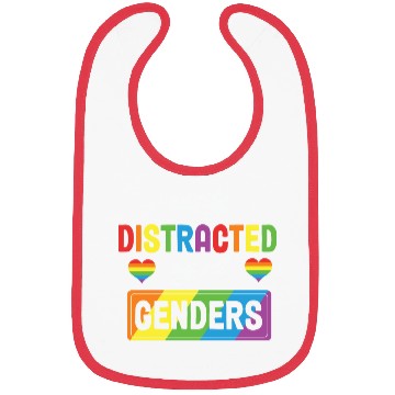 Discover LBGT Flag Gay Pride Human Distracted by all Bibs