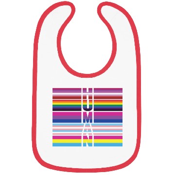 Discover LBGT Flag Gay Pride Human Bibs