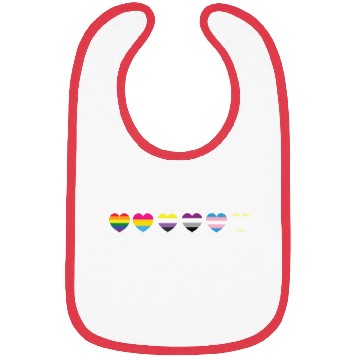 Discover LBGT Flag Gay Pride Human Bibs