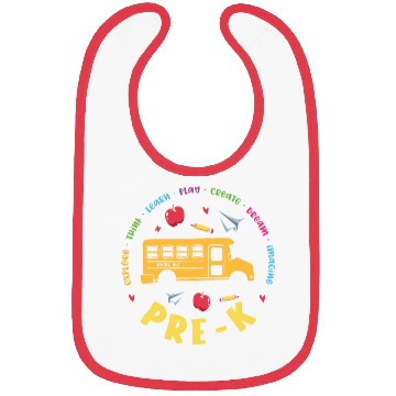 Discover Pre-K School Bus Bibs