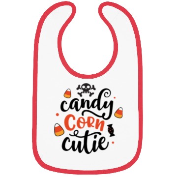Discover Candy Corn Cutie Halloween Holiday Bibs