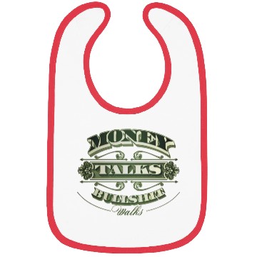 Discover Money Talks Bibs
