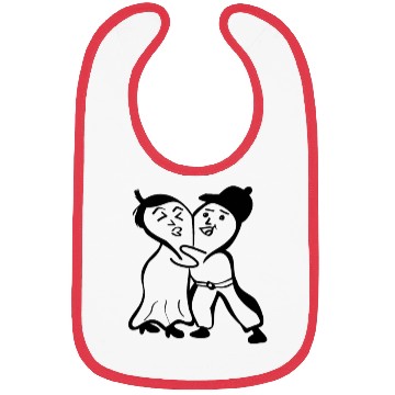 Discover The Lovers Design Bibs