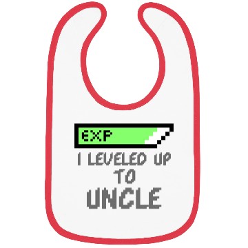 Discover I Leveled Up To Uncle New Uncle Gaming Newborn Bibs