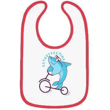 Discover Shark riding a bike | bicicle Bibs