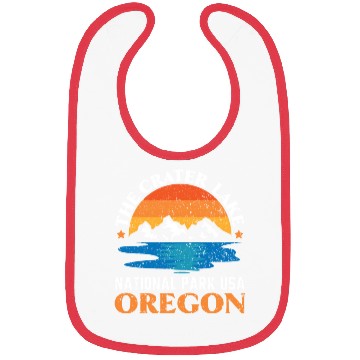 Discover The Crater Lake National Park USA Oregon America Bibs