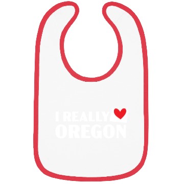 Discover I Really Love Oregon USA America Oregonians Bibs