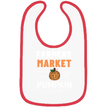 Discover Farmers Market Pumpkin Bibs