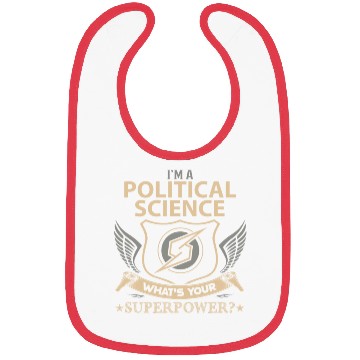 Discover Political Science Bibs - Superpower Job Gift It