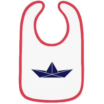Discover Paper Boat / Paper Ship / Icon Bibs