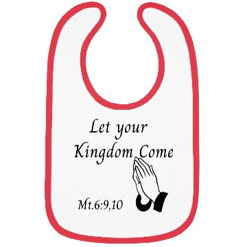 Discover Let your Kingdom come design Bibs