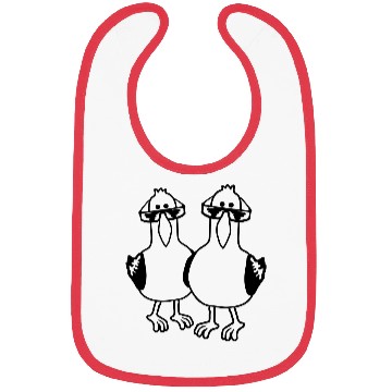 Discover Cartoon 2 seagull friends Bibs