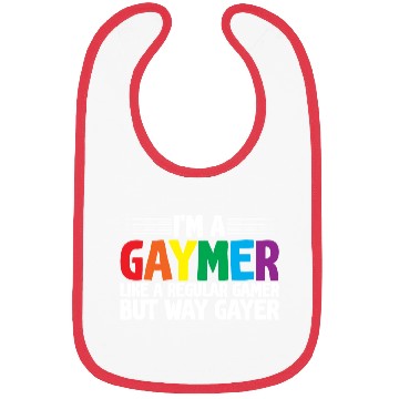 Discover I'm A Gaymer, Like A Regular Gamer But Way Gayer Bibs