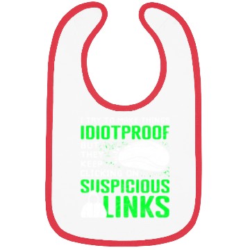 Discover Cyber Security Suspicious Links Phishing Bibs