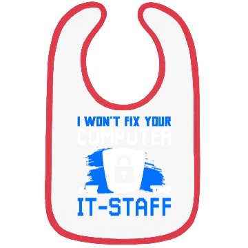 Discover Cyber Security Funny Computer Bibs