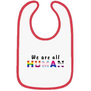 Discover we are all human Bibs