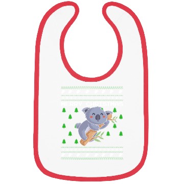 Discover Ugly Christmas Sweater Koala Bibs