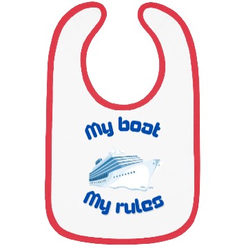 Discover My Boat My Rules Bibs