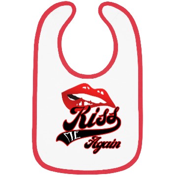 Discover Kiss Me Again Sexy Lip Redline Swoosh Graphic. Bibs