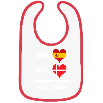 Discover Denmark and Spain Genius / gift Bibs