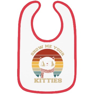Discover Show me your Kitties Cat Lover Bibs