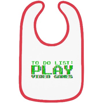 Discover To Do List Play Video Games 3 Bibs