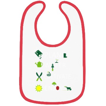 Discover Garden Boss Flower Plant Passionate Gardener Hobby Bibs