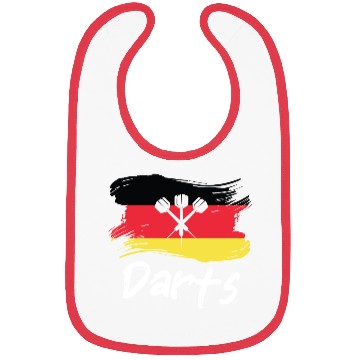 Discover Darts German Flag Dart Throwing Germany Country Bibs