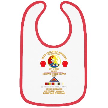 Discover Army 28th Inf Div VII Corps 7th Army Goppingen Ger Bibs