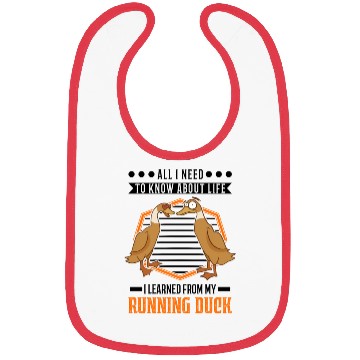 Discover Indian Runner Duck Running Bibs