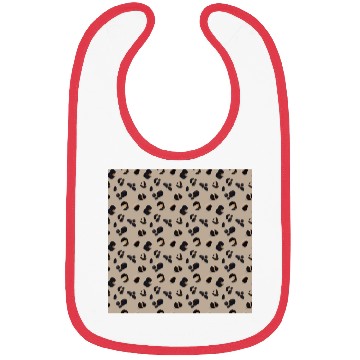 Discover Leopard Animal Print Pattern Bibs