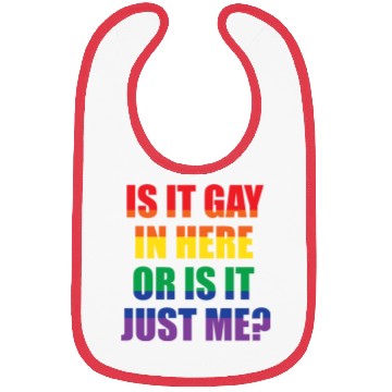 Discover LGBT Funny Gay Lesbian Pride Rainbow Slogan Gift Bibs