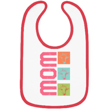 Discover Cow Mom Bibs, Mother's Day Gift Funny Cow Lover