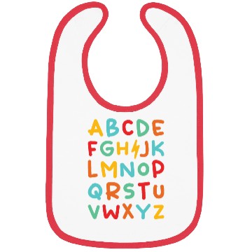 Discover Hi Alphabet Back To School Bibs