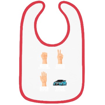 Discover Rock Paper Scissors Nothing Beats Racing Funny Rac Bibs