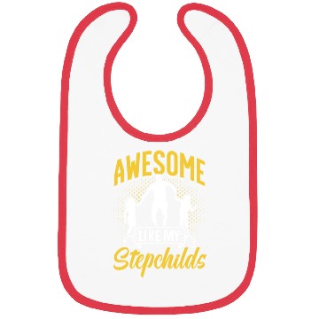 Discover Awesome Like My Stepchilds Stepdad Stepfather Bibs