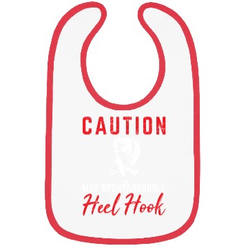 Discover Caution May Spontaneously Heel Hook BJJ Jiu Jitsu Bibs