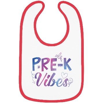 Discover Pre-k Vibes Back To School Tie Dye Teacher Student Bibs