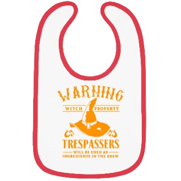 Discover Warning Witch Property Trespassers Used Ingredient Bibs