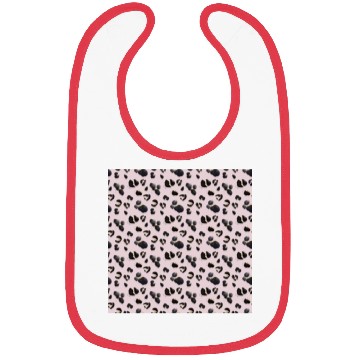 Discover Cheetah Animal Print Pink Pattern Bibs
