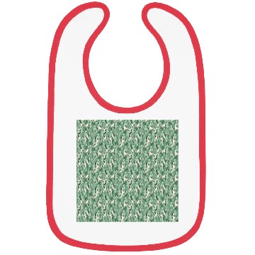 Discover Watercolor Tropical Monstera Leaves Bibs
