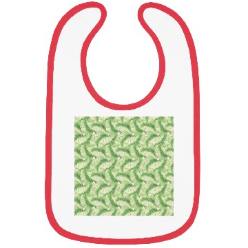 Discover Watercolor Tropical Jungle Palm Leaves Bibs