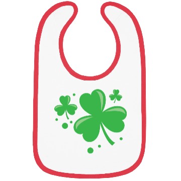 Discover Irish Shamrock Pocket Size Clover St. Patrick's Bibs