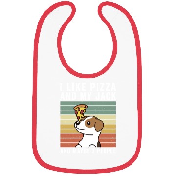 Discover I Like Pizza And My Jack Russell Terrier Bibs