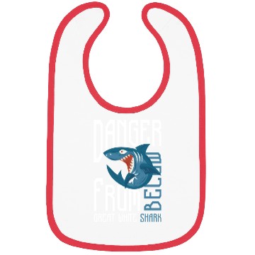 Discover Great White Shark Shark Sailing Tiger Shark Bibs
