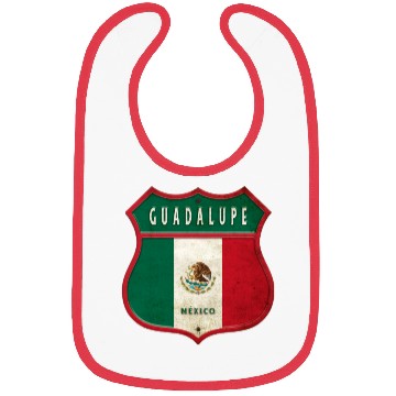 Discover Guadalupe Mexico crest design Bibs