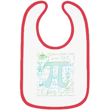 Discover 3.14 Pi Day Men Women Math Physics Teacher Student Bibs