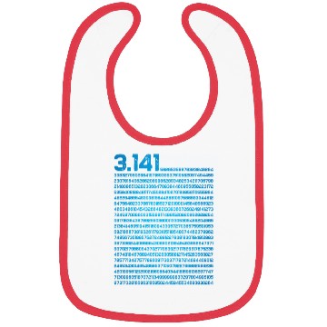 Discover 3.14 Pi Day Mathematics Physics Irrational Number Bibs