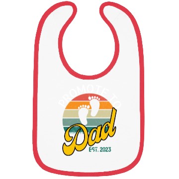Discover promote to dad 2023 Bibs