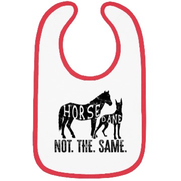 Discover Horse Dane not the same - great dane lover Bibs